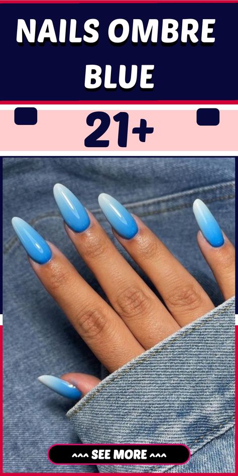 Dive into the trend of ombre nails with our stylish shades of blue! Whether you prefer a bold mix of sky blue and cobalt or a subtle shift from teal to indigo, these nails are sure to make a statement. Embrace the energy and vibrancy of ombre with manicures that reflect your unique style. Perfect for adding a splash of color and personality to your look. Try out these striking blue hues for an exciting twist on your next manicure! Blue Ombre Nails Coffin, Royal Blue Ombre Nails, Nails Ombre Blue, Ombre Nails Blue, Fall Landscaping, Blue Chrome Nails, Blue Ombre Nails, Color Transition, Nails Ombre