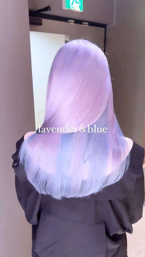 Ice Blue Hair, Calligraphy Flowers, Iconic Hair, Anime Hair Color, Blue Galaxy, Anime Hair, Lavender Blue, Hair Colour, Hair Dye