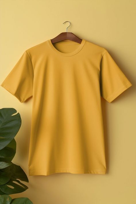 Tshirt Mockup Free, Classic Mens Haircut, Mock Up T Shirt, Apparel Mockup, Nice Designs, Yellow Tees, Womens Tshirt, T Shirt Png, Awesome Designs