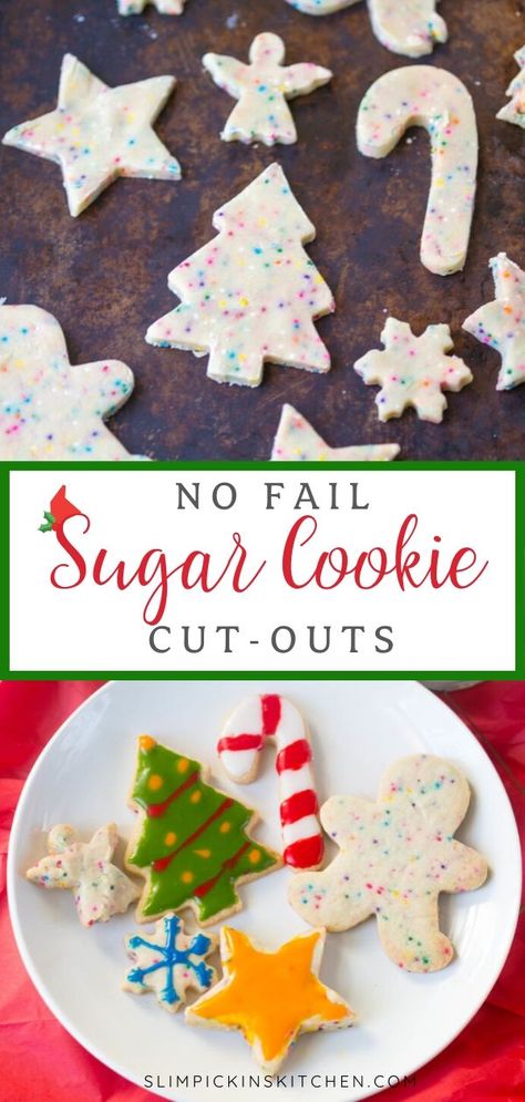 This easy cut-out sugar cookie recipe is the last sugar cookie cutout recipe you'll ever need. Made with just 3 ingredients with zero resting time, these buttery shortbread cookies melt in your mouth and is a no-fail cookie recipe that will go down in your family's history. #christmascookies #sugarcookies #cutoutcookies #christmascutouts #shortbread #shortbreadcookies #nofailrecipes #nofailcookies #rolloutcookies Shortbread Cookie Cutouts, Cookie Dough For Cutout Cookies, Easy Cookie Cutout Recipe, Easiest Sugar Cookie Cut Out Recipe, Easy Sugar Cookies Cutout, Easy Sugar Cutout Cookies, Easy Rollout Sugar Cookies, Easy Roll Out Sugar Cookie Recipe, Classic Sugar Cookie Recipe Cut Out