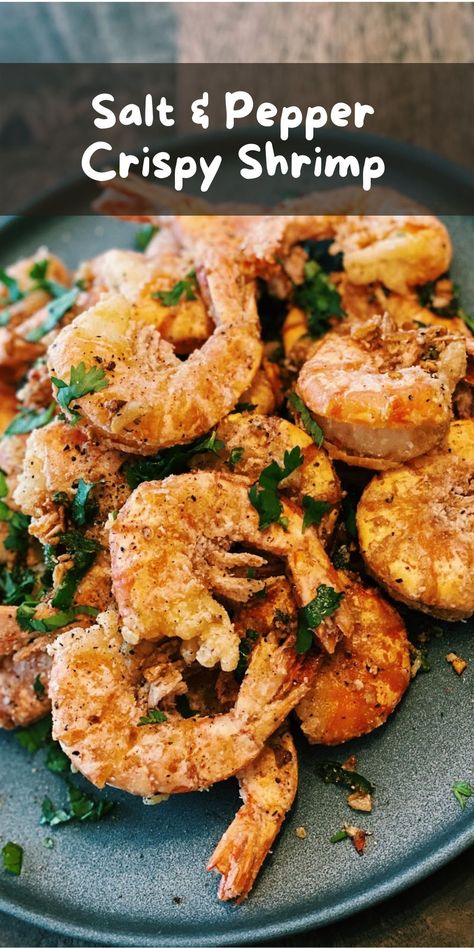 Salty Shrimp Recipes, Shrimp Prawn Recipes, Salt And Pepper Fried Shrimp, Crispy Thai Shrimp, Salt And Pepper Prawns Chinese, Salt Pepper Shrimp Recipe, Crispy Salt And Pepper Shrimp, Salt And Vinegar Shrimp, Crispy Garlic Shrimp