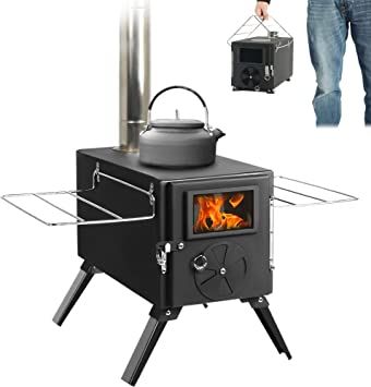 Portable Wood Stove, Small Wood Burning Stove, Small Wood Stove, Camping Wood Stove, Portable Stove, Tent Stove, Large Tent, Portable Tent, Wood Heater