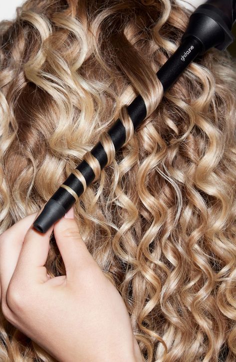 Tight Curls With Wand, Curl Wand, Ghd Curve, Styling Wand, Ghd Hair, Heat Styling, Curling Wand, Tight Curls, Beyond Beauty