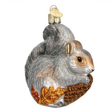 Hungry Squirrel Ornament | Property of Traditions 2018 Squirrel Ornament, Christmas Squirrel, Old World Christmas Ornaments, Woodland Christmas, Ornament Hooks, Old World Christmas, Christmas Store, Animal Ornament, Christmas Gift Box