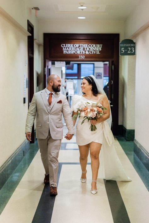 Courthouse wedding photos