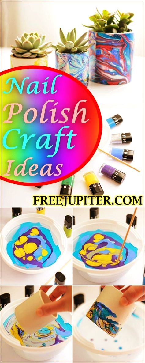 Dazzling And Cheerful Nail Polish Craft Ideas Nail Polish Craft Ideas, What To Do With Old Nail Polish, Nail Polish Art Crafts, Nail Polish Keys, Sparkly Nail Polish, Nail Polish Crafts Diy, Bright Nail Polish, Nail Polish Flowers, Nail Polish Painting