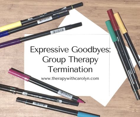 Expressive Goodbyes Group Termination Art Activity | Creativity in Therapy Therapy Termination, Termination Activities, Expressive Art Therapy Activities, Expressive Art Therapy, Counseling Printables, Individual Counseling Activities, Counseling Interventions, Breathing Art, School Therapist