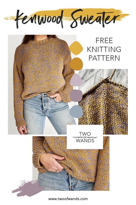 Womans Free Knitted Sweater Patterns, Free Worsted Weight Sweater Knitting Patterns, Pull Over Knitting Pattern, Two Of Wands Knitting, Dk Jumper Pattern Free Knitting, Bottom Up Knitting Patterns Sweaters, Free Cropped Sweater Knitting Pattern, Knitting Sweaters & Cardigans, Beginner Chunky Knit Sweater Pattern Free