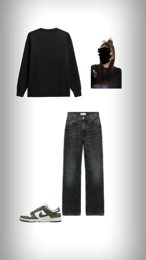 Ootd Jean Noir, Outfit Jean Noir, Ootd Zara, Ootd Jeans, Outfit School, Fake Account, Jean Flare, Outfit Winter, School Outfits