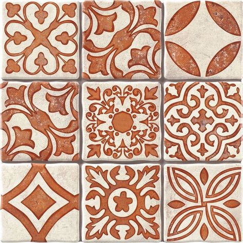 Saltillo Tile Floor, Bohemian Tiles, Tile Painting, Saltillo Tile, Mexican Tile, Spanish Style Homes, Spanish Tile, Hand Painted Tiles, Tile Inspiration