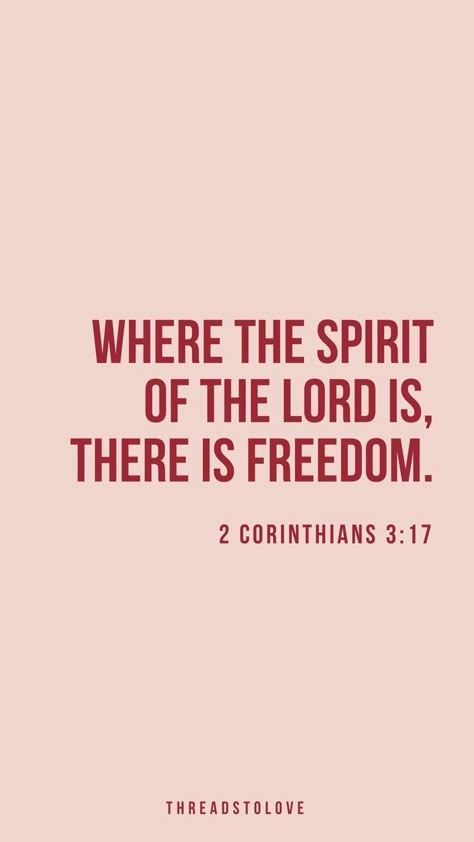 Bible Verse Freedom, Bible Verse About Freedom, Freedom Scripture Quotes, Where The Spirit Of The Lord Is Freedom, Freedom Bible Verses, Bible Verse Red Aesthetic, Red Bible Verse Wallpaper, Red Bible Verse, Iphone Wallpaper Bible Verse