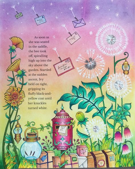 Ivy And The Inky Butterfly, Magical Jungle Johanna Basford, Joanna Basford Coloring, Secret Garden Coloring Book, Joanna Basford, Lost Ocean, Book Maker, Johanna Basford Coloring Book, Adult Colouring Pages