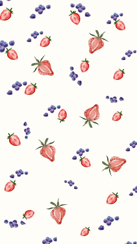 #summer #fruit #berries #blueberry #strawberry #cream #cottagecore #summervibes #picnic #countryside #wallpaper #background aesthetic Cute Fruit Wallpaper Iphone Wallpapers, Ipad Wallpaper Fruit, Summer Berries Wallpaper, Red Summer Aesthetic Wallpaper, Strawberries Wallpaper Aesthetic, Strawberry Field Wallpaper, Strawberries And Blueberries Aesthetic, Summer Wallpaper Fruit, Berries Aesthetic Wallpaper