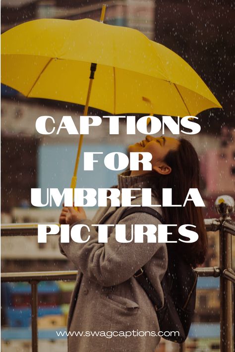 Explore a curated collection of umbrella captions and quotes perfect for your Instagram posts. From rainy day vibes to stylish shade moments, find the ideal caption to complement your umbrella pictures. Rain or shine, let your captions shine bright! #umbrella #rain #rainyday #raining #rainydays #clouds #cloudy #nature #umbrellas #rainyweather #splash #street #remake #umbrellalove #rainydayfeels #beachumbrellavibes #undermyumbrella #rainorshine #sunnydaymood #umbrellaadventures #chasingrainbows Umbrella Captions Instagram, Rain Or Shine Quotes, Umbrella Quotes Inspiration, Raining Day Quotes, Captions For Couple Pictures, Umbrella Quotes, Umbrella Pictures, Cloudy Nature, Rainy Day Vibes