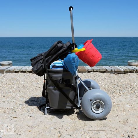 Beach Fishing Cart, Fishing Cart, Sound Equipment, Beach Wagon, Beach Cart, Beach Items, Pool Service, Beach Diy, 50 Pounds