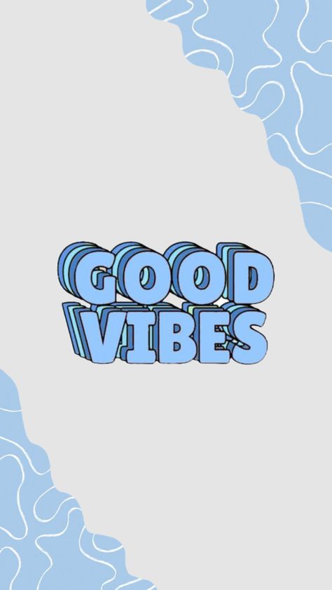 #blue #haveagoodday #goodvibes Blue Good Vibes, Good Vibes Wallpaper, Summer Wallpapers, Cute Summer Wallpapers, Positive Mind, Summer Wallpaper, Retro Aesthetic, Good Vibes Only, Cool Wallpaper