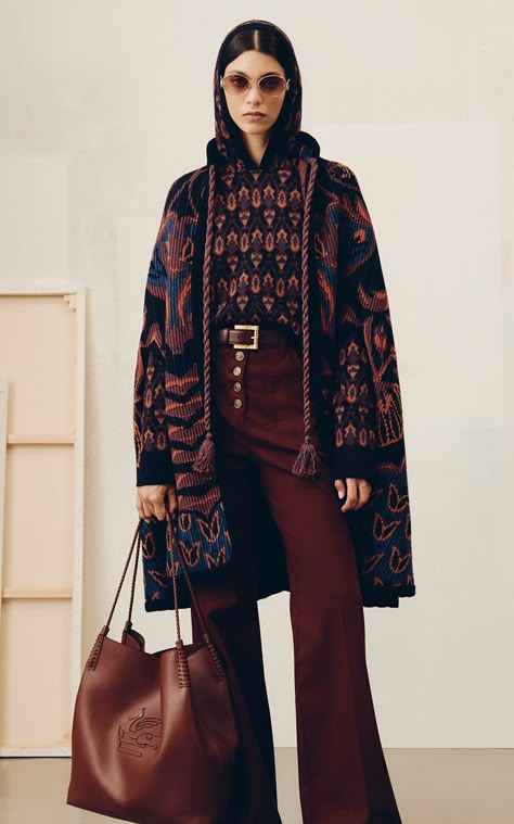 Women's Etro Pre Fall 2025 Collection | Moda Operandi Cape Coat Outfit, Dresses Everyday, Thanksgiving Fashion, Glad Rags, Maxi Jersey Dress, Autumn Thanksgiving, Fashion Now, Cape Coat, Future Fashion