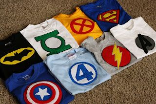 Sparklinbecks: DIY Super Hero Shirts Superhero Emblems, Superhero Shirts, Hero Ideas, Superhero Tshirt, Diy Superhero, Superhero Classroom Theme, Super Hero Shirts, Superhero Classroom, 6 Birthday