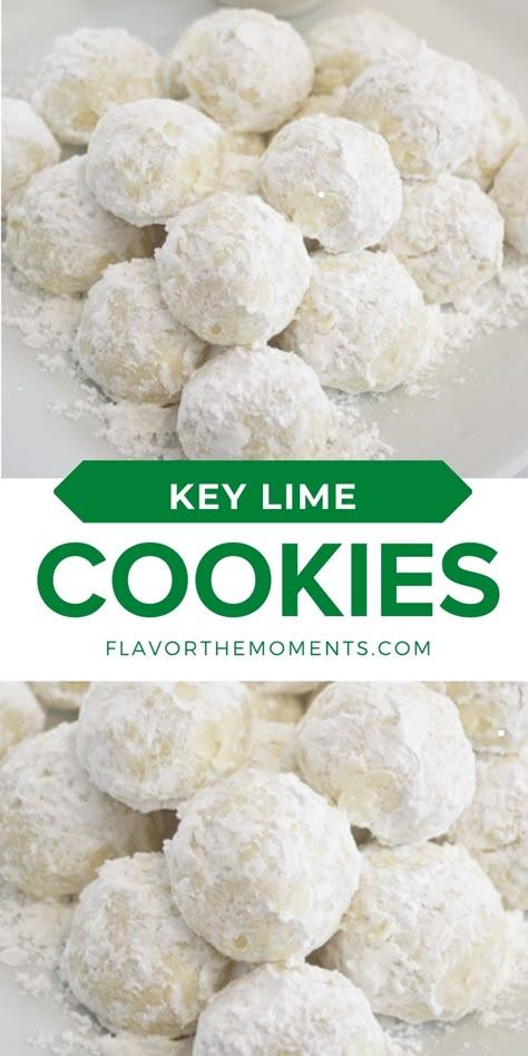 Key Lime Cooler Cookies, Recipes Using Limes Desserts, Key Lime Bites Easy Recipes, Key Lime Truffles Recipe, Keylime Bars Recipe, Coconut Key Lime Cookies, Keylime Shortbread Cookies, Key Lime Balls, Key Lime Muffins