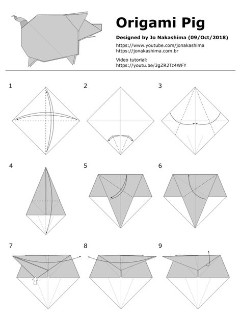 Origami Goat, Origami Pig, Origami Christmas Tree, Paper Folder, Cute Origami, Culture Day, Christmas Origami, Year Of The Pig, Japan Culture