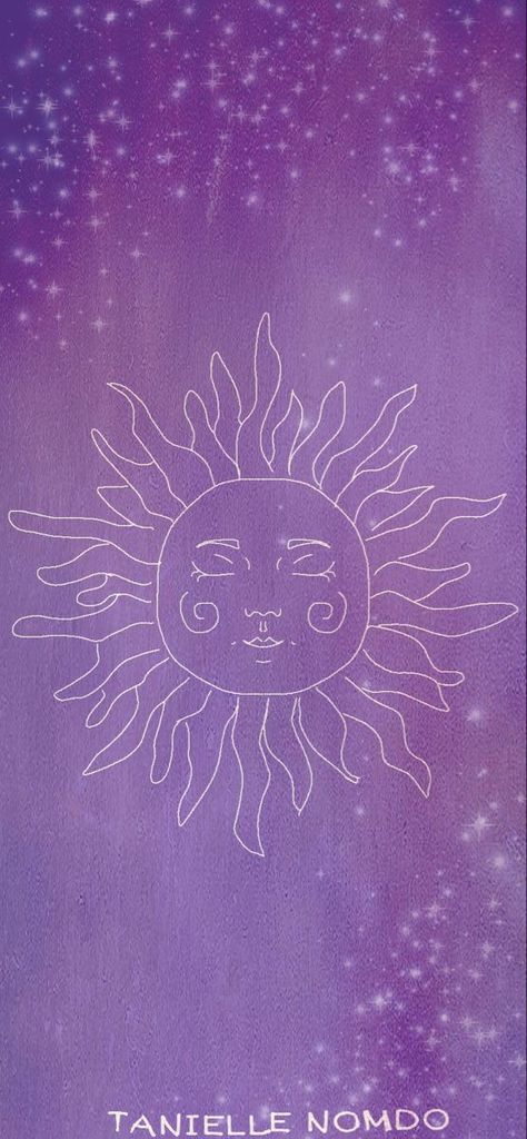 Purple Zodiac Aesthetic, Purple Tarot Aesthetic, Purple Witch Aesthetic Wallpaper, Purple Hippie Aesthetic, Purple Astrology Aesthetic, Sun Lockscreen, Cosmic Witch Aesthetic, Desert Lily, Beach Girl Aesthetic