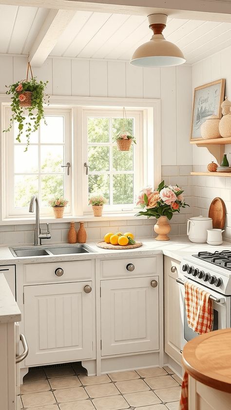 40+ Stunning Kitchen Window Ideas to Brighten Your Space Kitchen Window That Opens To Outside, Picture Window In Kitchen, Kitchen Layout With Windows, Wide Kitchen Window, Big Kitchen Window Over Sink, Large Kitchen Windows, Large Kitchen Window Over Sink, Kitchen Window Over Sink Ideas, Kitchen Window Over Sink