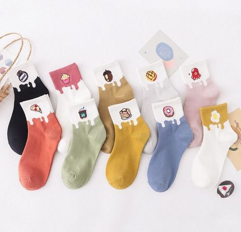 Work Socks, Sock Outfits, Comfy Socks, Sock Game, Winter Socks, Cute Socks, Long Socks, Colorful Socks, Fashion Korean