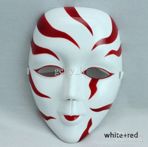 White And Blue Full Face Mask Mardi Gras Masquerade Halloween Costume Party MASKS Free Shipping Full Mask Design, Full Face Mask Design, Anime Face Mask, Mask Design Ideas, Masquerade Halloween Costumes, Masquerade Halloween, Mardi Gras Masquerade, Mexican Mask, Mask Dance