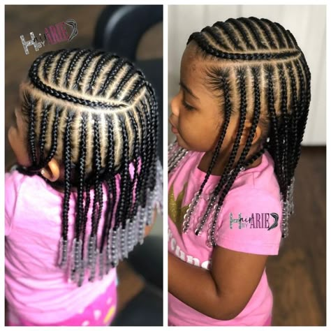 How To Braid Up The Back Of Your Head, Toddler Hair Braiding Styles, Cornrow Styles For Girls Black Kids, Cute Kid Braid Styles, Braided Toddler Hairstyles Black, Cornrows For Little Black Girls Hair, Girls Cornrow Hairstyles For Kids, Hair Style For Little Black Girls Kids Braid Styles, Toddler Hairstyles Girl Braids