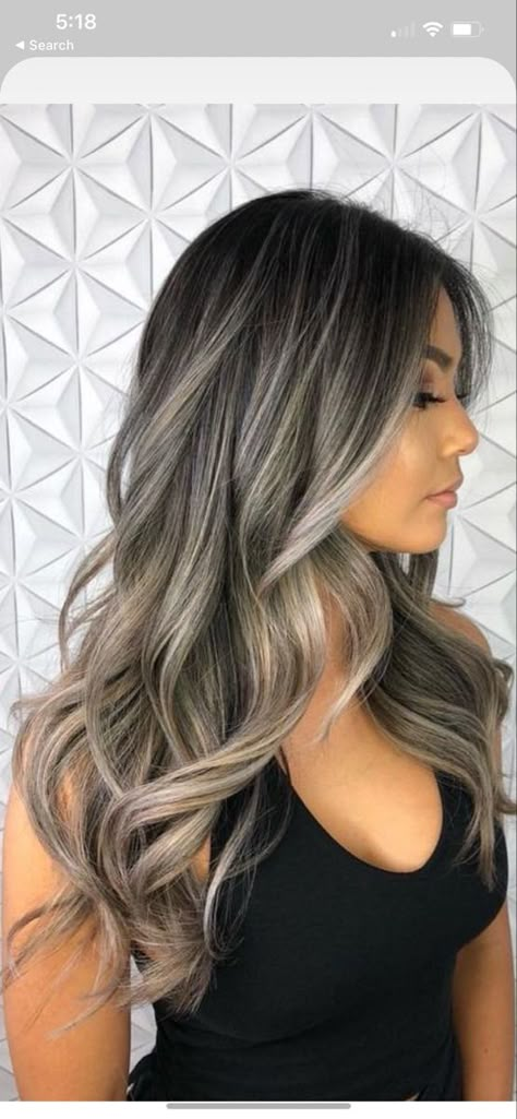 Ash Blonde Hair Balayage, Hairstylist Instagram, Rambut Brunette, Silver Blonde Hair, Blond Balayage, Ash Blonde Balayage, Shadow Root, Brunette Hair With Highlights, Balayage Hair Dark