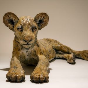 Lemur Sculpture - Nick Mackman Animal Sculpture Pottery Animals, Wildlife Artwork, Lion Painting, Live Animals, Wildlife Paintings, Lion Cub, Animal Sculpture, Lion Art, Animal Statues