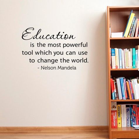 Quote Education, Quotes Learning, Education Is The Most Powerful, Quotes Teacher, Mandela Quotes, Tool Wall, Educational Quotes, Nelson Mandela Quotes, Quotes Education