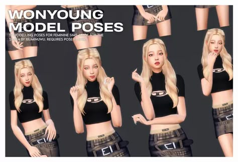 Wonyoung Model, Sims 4 Cc Poses, Sims 4 Cc Patreon, Cc Patreon, Sims Packs, Makeup Cc, The Sims 4 Packs, Love You Babe, Sims 4 Dresses