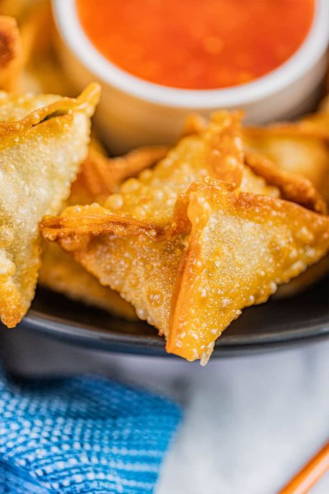 Sausage And Cheese Wontons, Baked Sausage And Pepper Jack Wontons, Baked Sausage And Cheese Mini Wontons, Fried Pork Wonton Recipes, Sausage Wontons, Cheese Rangoons, Cheese Rolls Recipe, Cream Cheese Rangoons, Wrapper Recipes