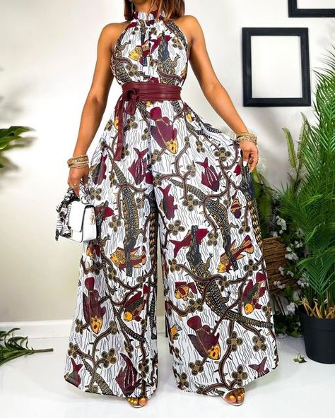 Ankara Jumpsuits For Women Classy, Ankara Jumpsuits For Women, African Jumpsuits For Women, African Jumpsuit, Ankara Jumpsuit, Kente Fabric, Trendy Jumpsuit, Sewing Clothes Women, African Fashion Ankara