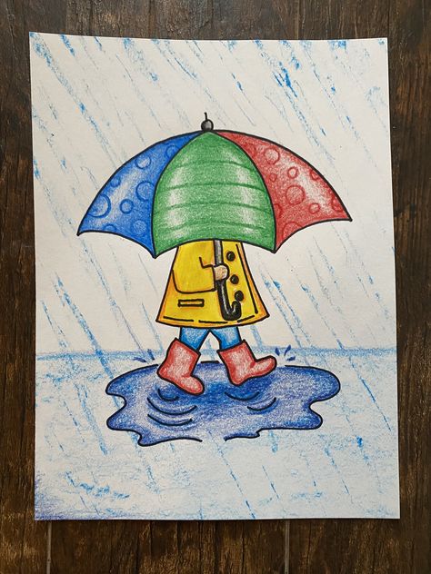 Kids Canvas Painting, Drawing Scenery, Easy Art For Kids, School Creative, Easy Cartoon Drawings, Kids Canvas, Easy Drawings For Kids, Student Drawing, Basic Drawing