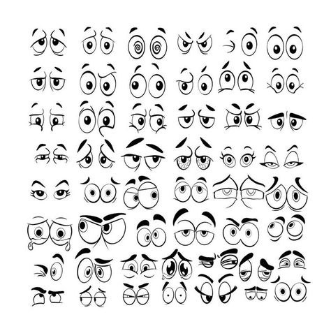 Procreate Cartoon Eyes Procreate Cartoon Brushes Procreate - Etsy | Cartoon eyes drawing, Drawing cartoon faces, Cartoon faces expressions Disney Expression Sheet, High Eyes Drawing, Eyes Procreate, Graffiti Eyes, High Eyes, Cartoon Making, Comic Eyes, Procreate Cartoon, Procreate Etsy