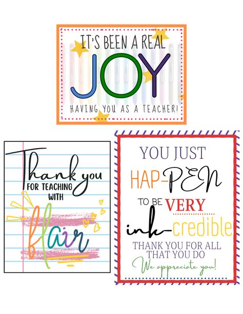 Teacher Appreciation Flair Pens, Teacher Appreciation Pens, Pen Teacher Appreciation Free Printable, Flair Pen Teacher Gift Free Printable, Teacher Appreciation Quotes Printables, Teacher Appreciation Week Quotes, Teacher Appreciation Notes, Free Teacher Appreciation Printables, Pen Quotes