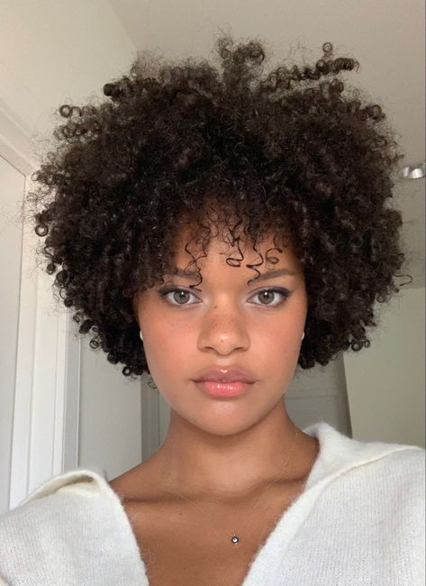 Curly Short Fro, Full Coverage Makeup, Hair Goal, Curly Short, Natural Hair Journey, Natural Hairstyles, Hair Journey, Big Hair, Curled Hairstyles