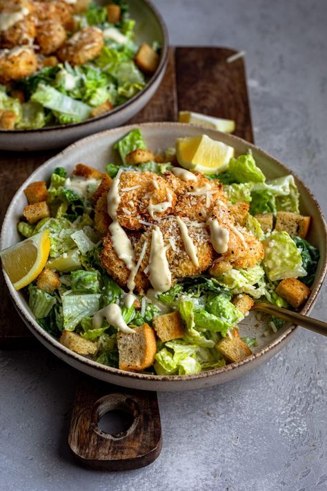 Air Fried Lemon Pepper Shrimp Caesar Salad - Dash of Mandi Air Fryer Salad, Shrimp Recipes Salad, Shrimp Ceased Salad, Lemon Pepper Shrimp, Perfect Lunch, Shrimp Salad, Lemon Pepper, Caesar Salad, Ingredients Recipes