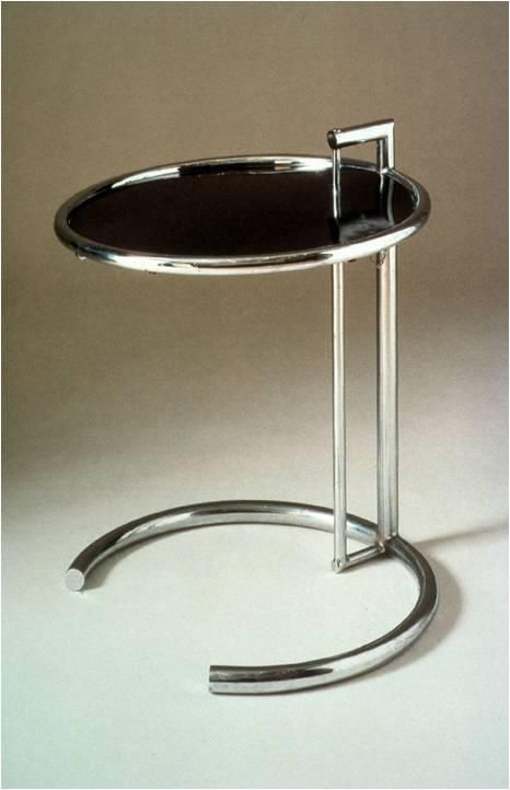 Eileen Grey Table, Bauhaus Side Table, Bauhaus Product Design, Bauhaus Product, Bauhaus Chairs, Eileen Gray Table, Gray Side Table, Eileen Grey, Bauhaus Interior Design