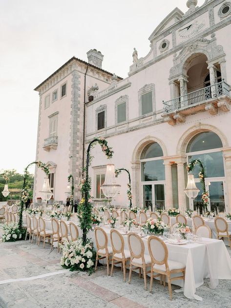 European Inspired Wedding, Vizcaya Wedding, Vizcaya Museum, Luxury Weddings Reception, Provence Wedding, Elegant Wedding Venues, Cottage Wedding, Luxury Wedding Decor, Storybook Cottage