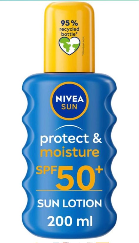 Immediate protection: NIVEA's moisturising cream spray offers immediate effective protection against UVA and UVB rays, sunburn, and premature skin ageing SPF 50+: NIVEA sun cream SPF 50+ offers a high level of sun protection with its water-resistant formula which protects against sun exposure and UV-induced skin damage Skin moisturising: This NIVEA sun cream supports skin protection from the inside with antioxidant Vitamin E, helping to keep skin moisturised for up to 48 hours How to apply: Appl Face Suncare, Tanning Sunscreen, Skin Care Salon, Sun Lotion, Dermatological Skin Care, Skin Care Spa, Body Sunscreen, Sun Cream, Spf 15