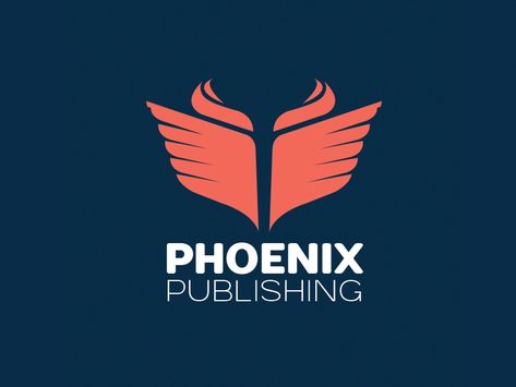 Phoenix Publishing Logo by Faceless Creative Co. on Dribbble Publishing Logo, Book Publishing Logo, Book Logo, School Logo, Winter Storm, Website Design Inspiration, Publishing House, Dust Jacket, Book Publishing