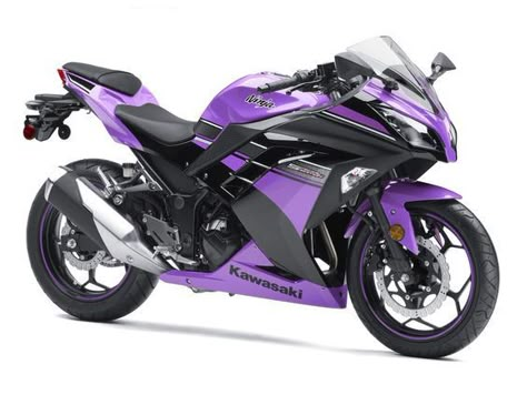 Kawasaki latest version in india Moto Ninja, Purple Motorcycle, Purple Bike, Cool Bike Helmets, Motos Suzuki, Pink Motorcycle, Stylish Bike, Kawasaki Bikes, Motorcycle Aesthetic