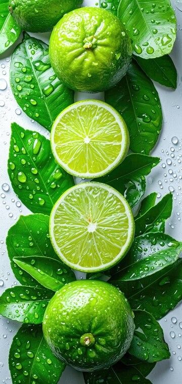 Premium Photo | Lime slices On White Backdrop With Water Drops Lemon Pictures, Fruits Photos, Fruit Wallpaper, Fruit Photography, Android Wallpaper Flowers, Tableau Art, Beautiful Locations Nature, White Backdrop, Phone Wallpaper Images