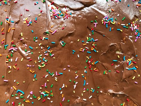 Ina Garten's Signature Birthday Sheet Cake with Chocolate Frosting Only Takes 45 Minutes to Make Ina Garten Sheet Cake, Ina Garten Chocolate Frosting, Sheet Birthday Cakes, Ina Garten Chocolate Cake, Easy Birthday Cake Recipes, Birthday Sheet Cake, Cake With Chocolate Frosting, Birthday Sheet Cakes, Fruity Cake