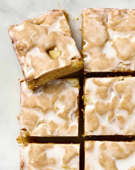 Dessert Squares, 8x8 Pan, Apple Fritter, Waffle Cookies, Apple Dessert, Fall Gathering, Fall Cooking, Apple Fritters, Cookie Bar Recipes