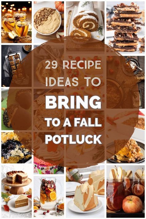 Fall Family Gathering Food, Fall Food For Potluck, Fall Lunches For A Crowd, Fall Food Potluck, Easy Sides To Bring To A Party, Friendsgiving Potluck Food Ideas, Easy Fall Party Food For A Crowd, Side Dish For Fall Potluck, Things To Make For A Potluck