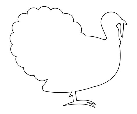 Thanksgiving Turkey Template, Turkey Cutouts Printable, Turkey Cut Out Template, Turkey Stencil, Turkey Clip Art Free Printables, Turkey Feather Pattern Printable, Turkey Patterns Free Printable, Small Turkey Template Printable Free, Turkey Template Printable Free